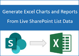 Image for blog article Generate Excel Charts and Reports from live SharePoint list data