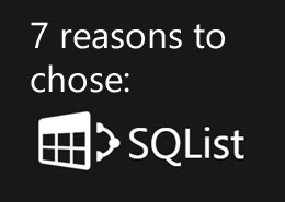 Why AxioWorks SQList? Here are 7 reasons.