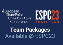 Image for blog article European SharePoint, Office 365 & Azure – ESPC22 conference