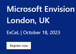 Image for blog article Microsoft Envision | The Tour​ London, UK